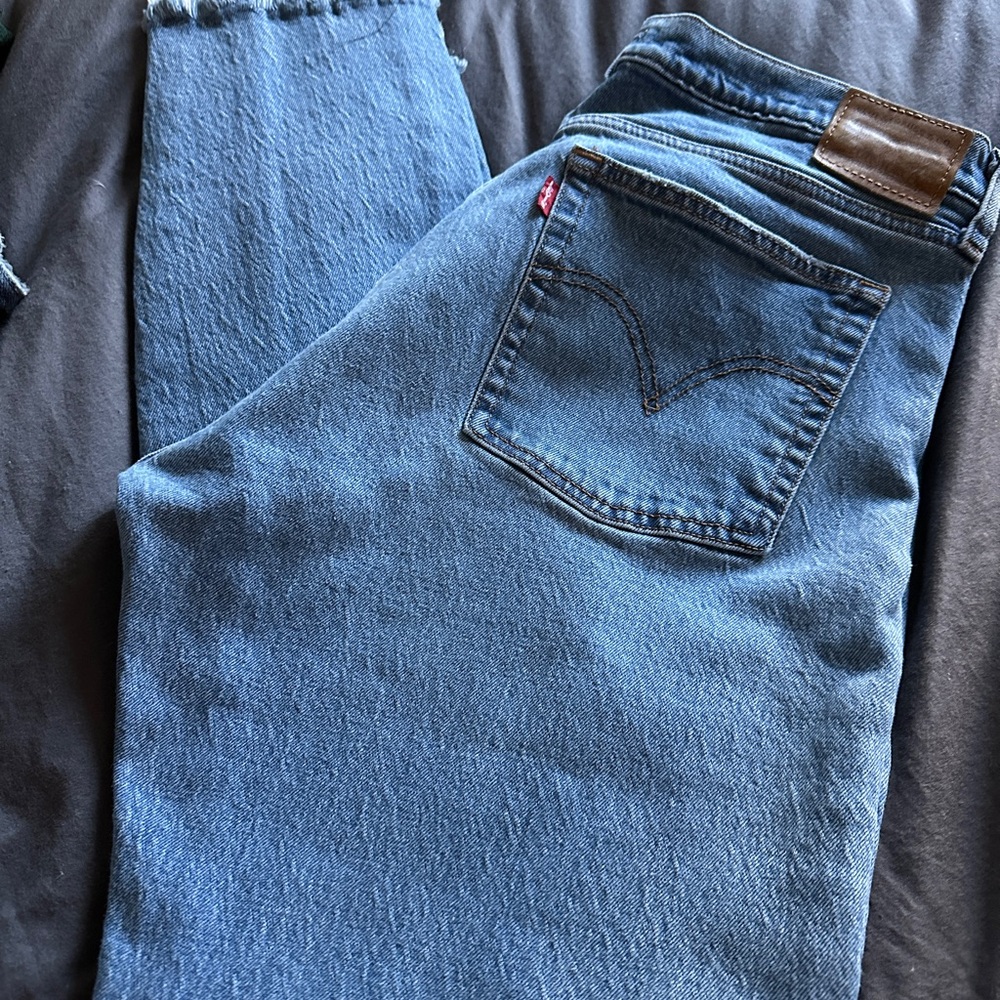 Levi's Wedgie Blue Denim Jeans